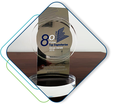 Selo 8º Prêmio Top Engenharia